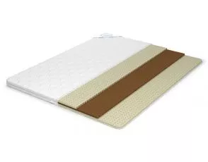 Тонкий матрас с кокосом Lonax Cocos Dual Latex 6