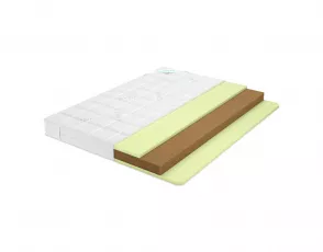 Беспружинный латексный матрас 80х190 см Lonax Cocos 9 Comfort Eco